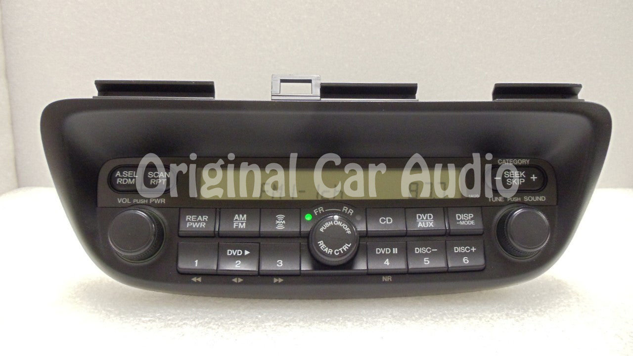 Honda Odyssey XM Radio CD and DVD Player 1AU0 2005 2006 2007 2008