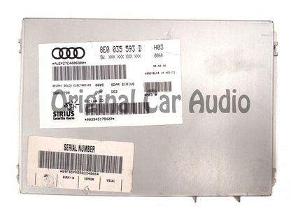 AUDI VOLKSWAGEN VW Sirius Satellite Radio Receiver Module Tuner A4 S4 Beetle Golf Jetta passat Rabbit EOS 8E0035593D 2006 2007 2008 2009 2010 2011
