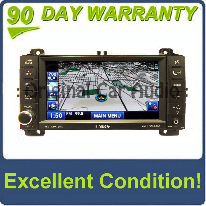 2011 - 2013 Jeep Dodge OEM Navigation Radio CD DVD Player MP3 Display Screen RER,