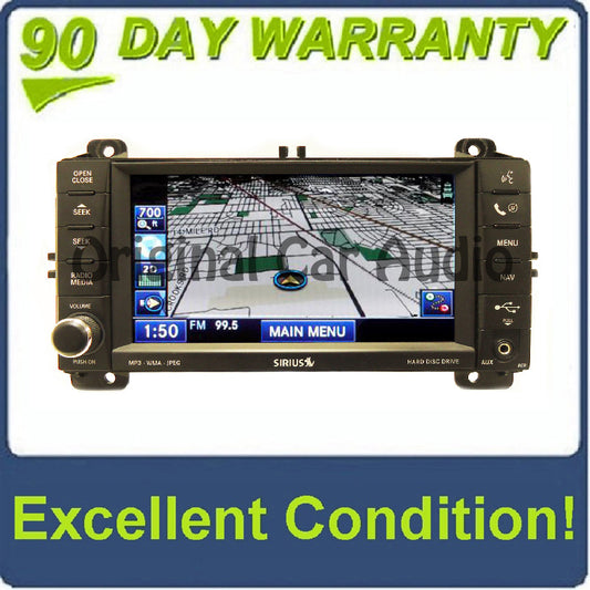 2011 - 2013 Jeep Dodge OEM Navigation Radio CD DVD Player MP3 Display Screen RER,