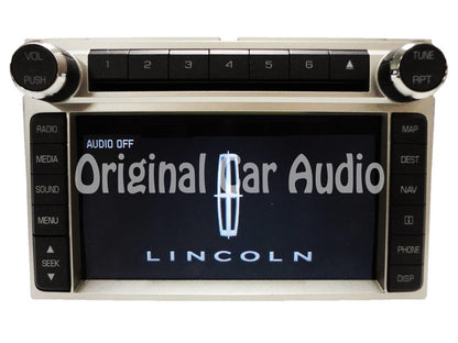 2009 2010 Lincoln MKX OEM Navigation GPS Radio Stereo Single CD Player