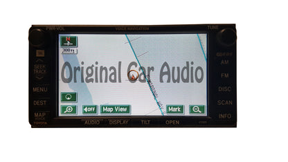 Toyota Navigation GPS System Radio 4 Disc CD Changer E7005