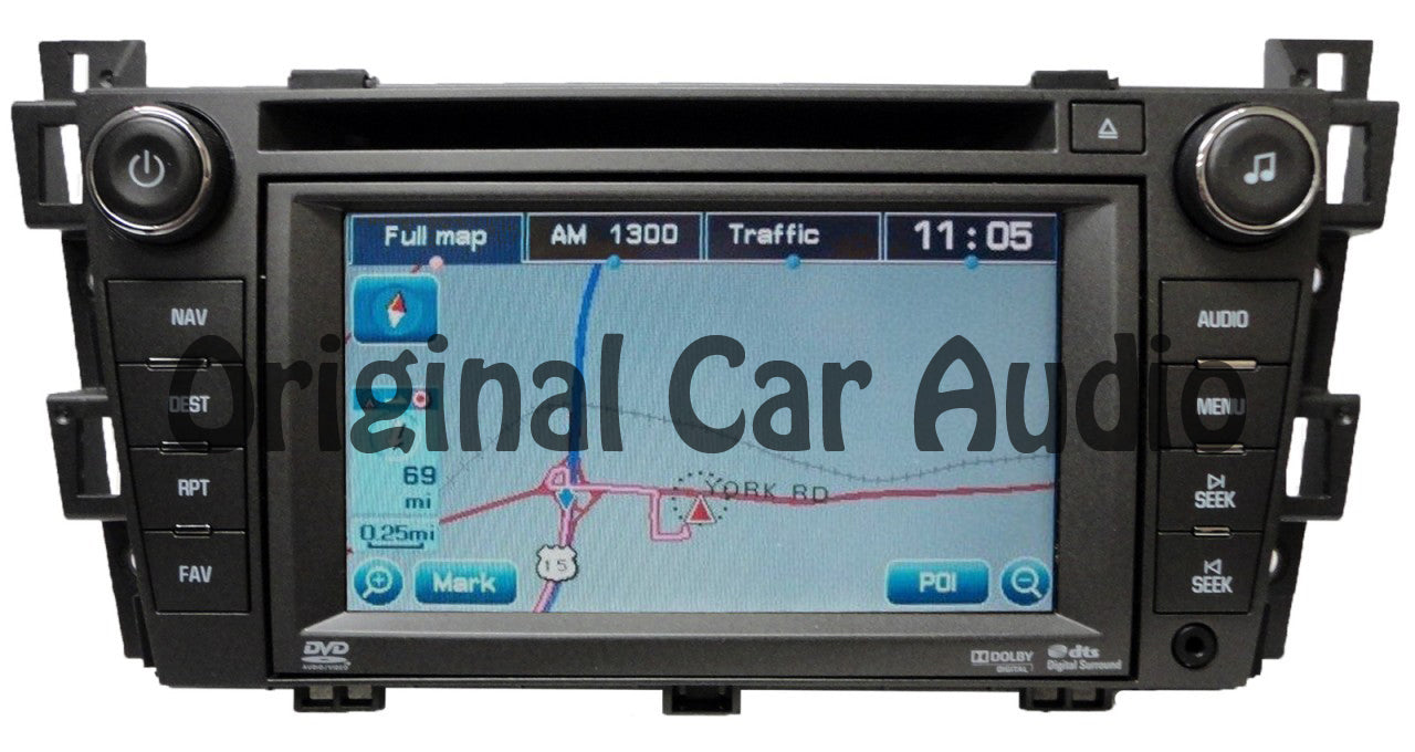 Unlocked Cadillac GPS Navigation Radio Stereo CD Player OEM