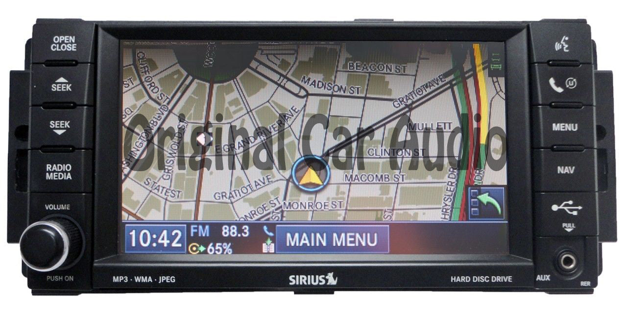 Chrysler Jeep Dodge navigation RER mygig radio CD DVD player