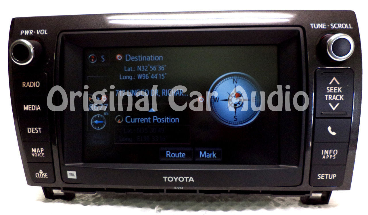 E7043 2013 Toyota Sequoia Navigation gps system radio cd player
