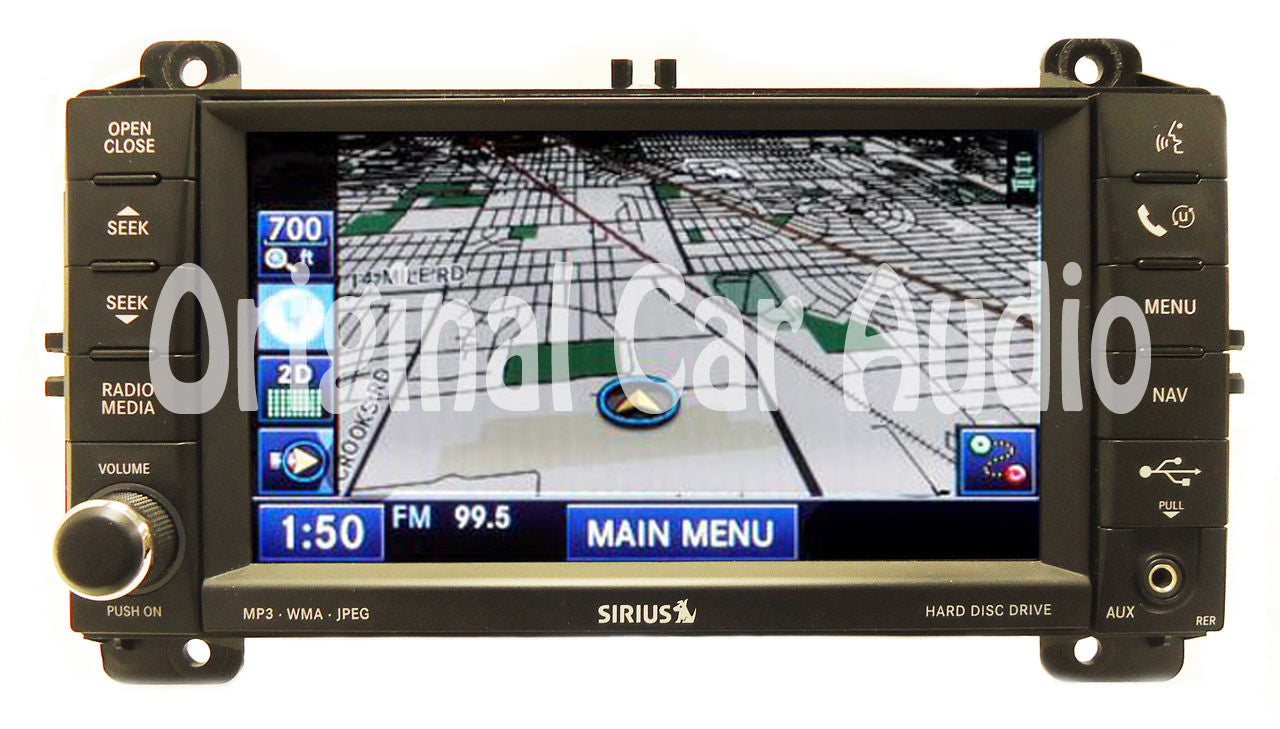 2011 - 2013 Jeep Dodge OEM Navigation Radio CD DVD Player MP3 Display Screen RER,