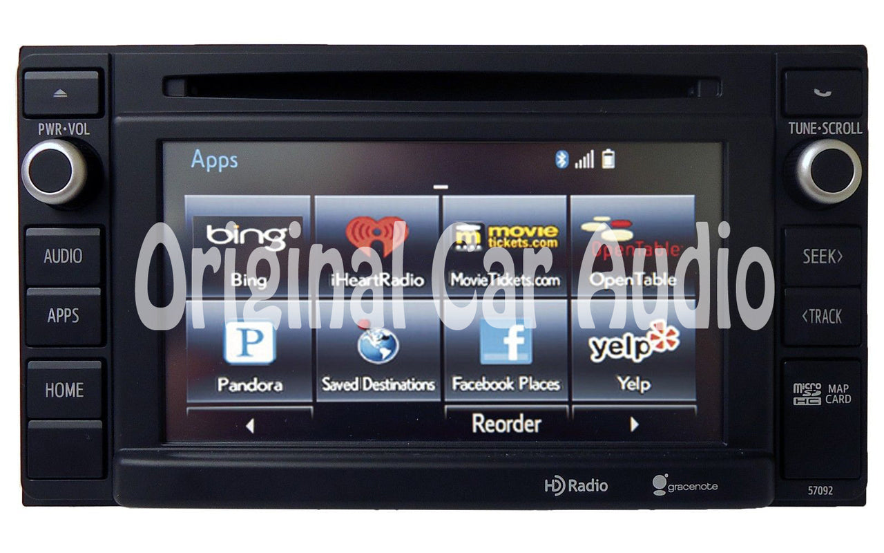 2014 - 2017 Toyota Sequoia Tacoma OEM Entune Touch Screen Radio AM FM Navigation GPS HD CD Player