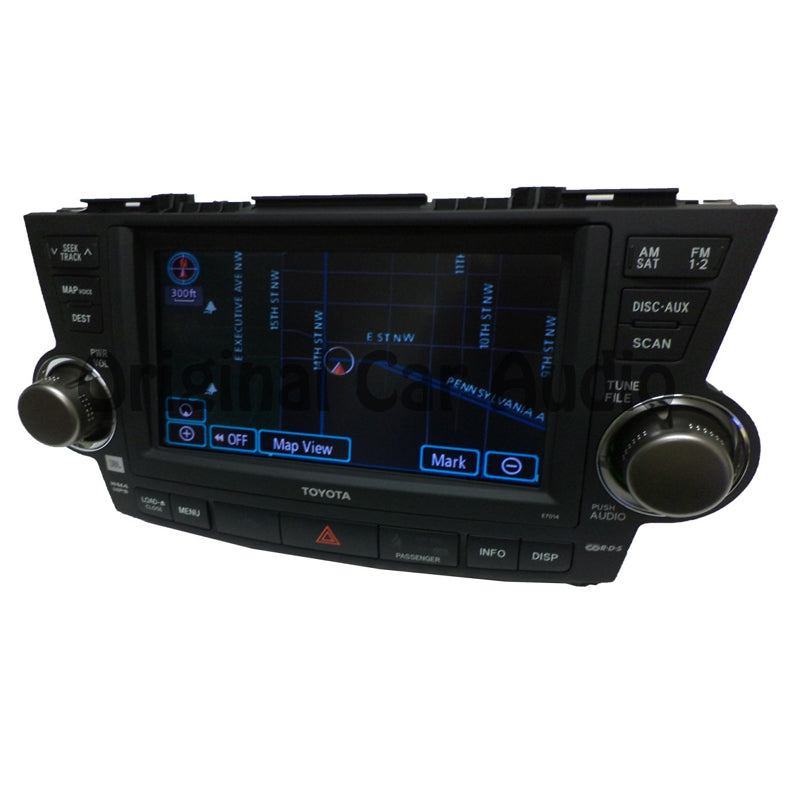 2008 2009 2010 NEW Toyota Factory JBL Navigation GPS AM FM Radio XM MP3 CD Player,  E7014, 86120-48F00, 8612048F00, E7015, E7016