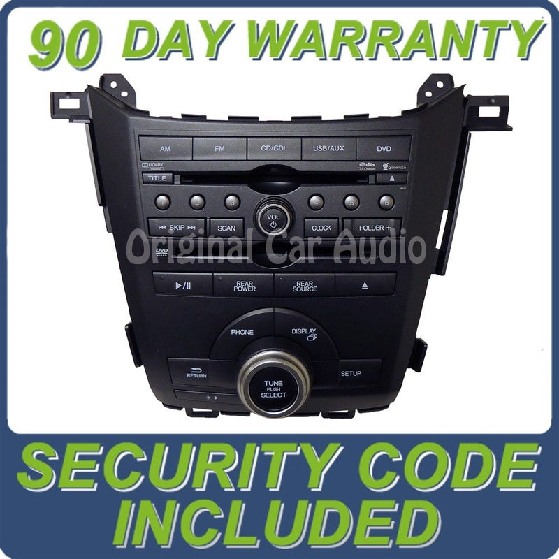 2011 2012 2013 Honda ODYSSEY Radio AUX DVD USB CD Player 1XU5