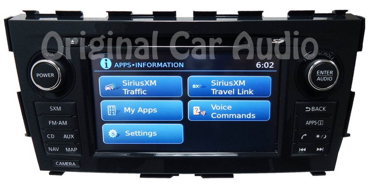 Blemished 2014 - 2016 Nissan Altima OEM XM Radio Navigation MP3 AUX CD Player Receiver