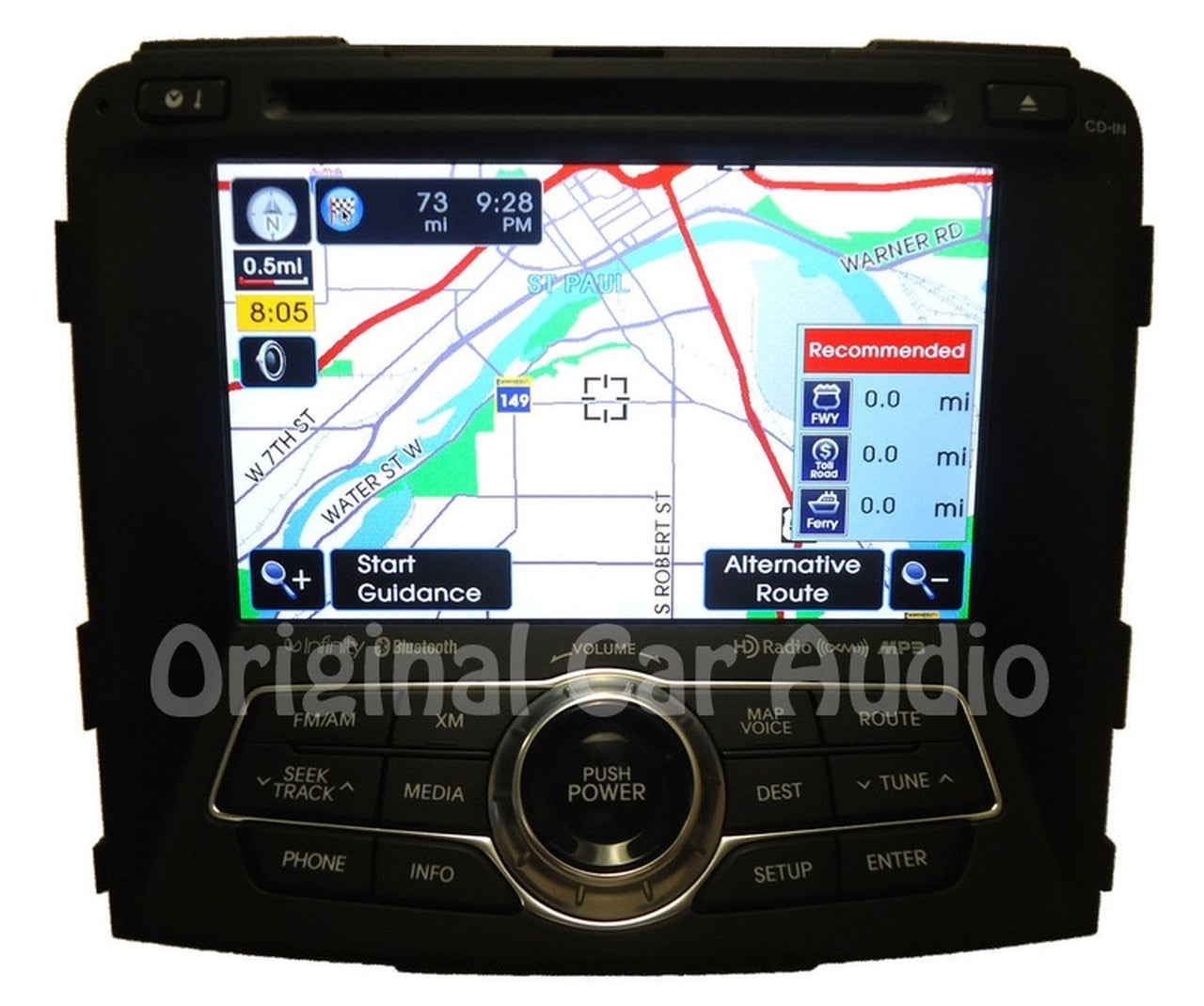 Refurbished 2011 - 2015 HYUNDAI Sonata Infinity XM HD Radio Navigation CD Player Receiver