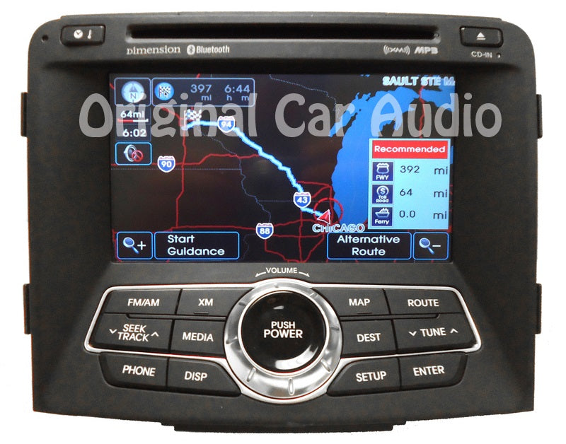HYUNDAI Sonata Navigation GPS Satellite XM Radio CD Player