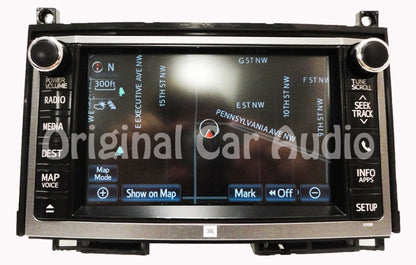 2013 2014 Toyota Venza Navigation GPS JBL Radio AM FM MP3 CD player Bluetooth stereo E7038