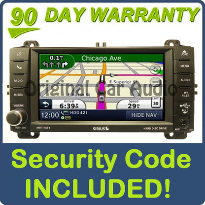 2011 - 2013 Jeep Dodge Navigation MyGig Radio CD Player MP3 USB AUX