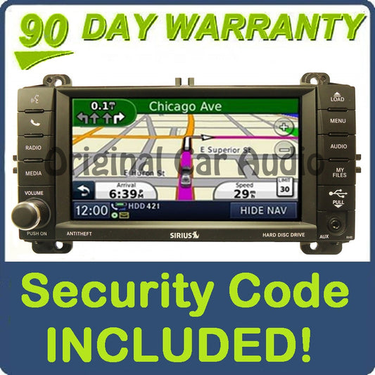 2011 - 2013 Jeep Dodge Navigation MyGig Radio CD Player MP3 USB AUX