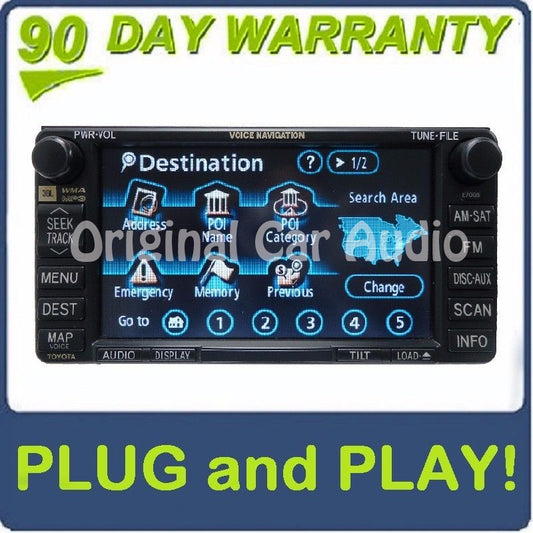 E7008 Toyota Navigation GPS Radio MP3 AUX Sat JBL OEM