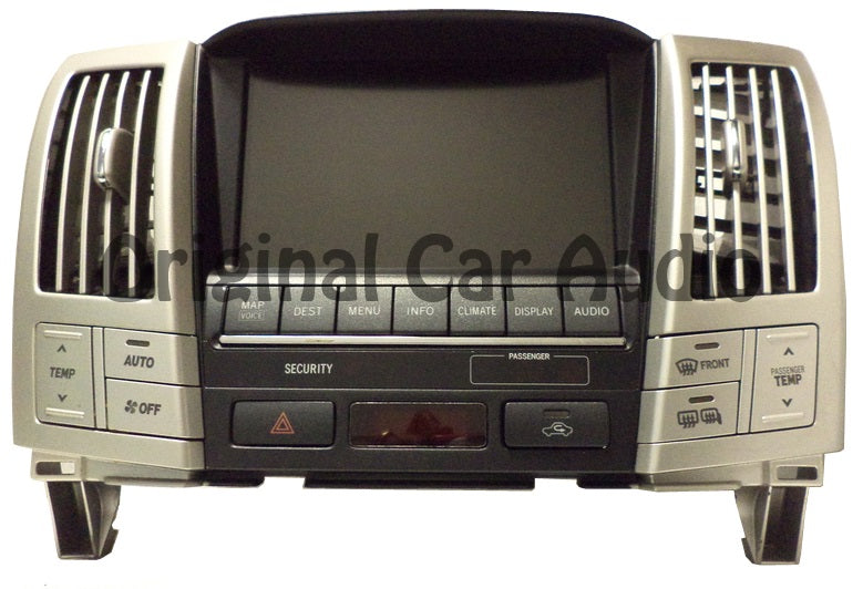 2008 - 2009 Lexus RX400H Navigation GPS Back-up Camera Display Screen