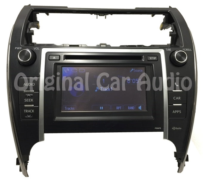 2013 Toyota Camry Touch Screen Radio CD Disc Player P10470