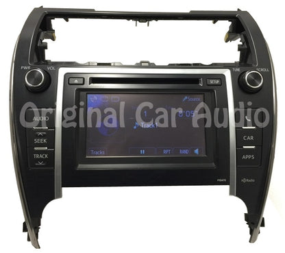 2013 Toyota Camry Touch Screen Radio CD Disc Player P10470