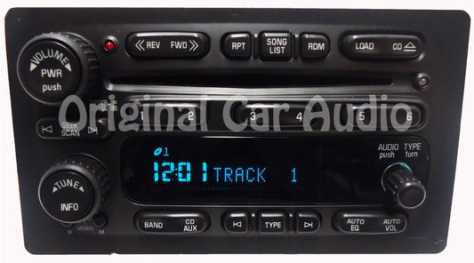 REMAN 2003 - 2006 GMC OEM AM FM Radio 6 Disc CD Changer Stereo Receiver