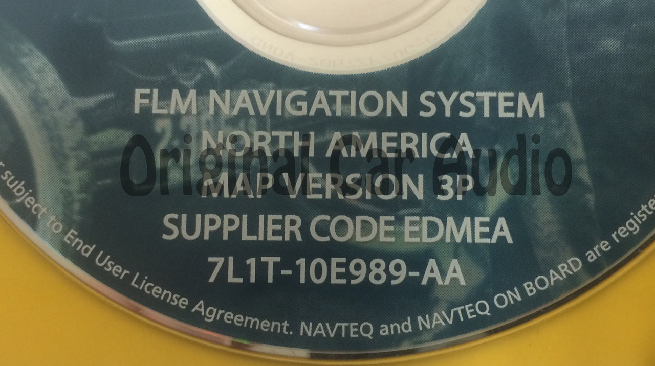 Ford Lincoln Mercury Navigation System GPS DVD Drive Disc 7L1T-10E989-AA Map Release 3P