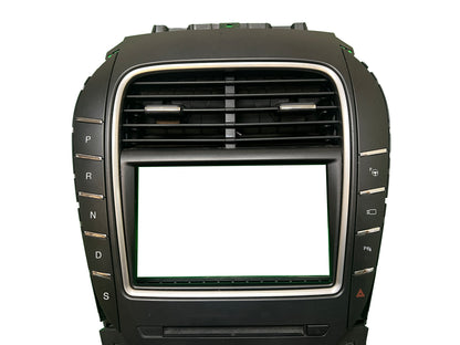 2016 - 2018 Lincoln MKX OEM Single CD Radio Dual Zone Climate Control Panel Assembly Heated and Cooled Seats Bezel ONLY
