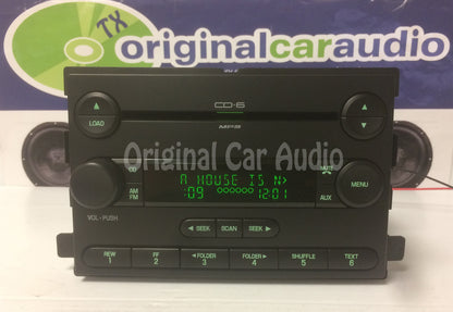2005 - 2007 Ford Focus F250 F350 Factory OEM Radio MP3 6 Disc CD Changer Receiver