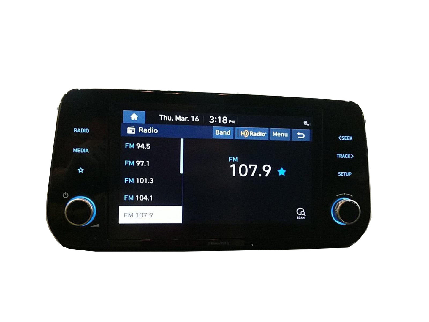 2021 - 2023 HYUNDAI Santa Fe OEM AM FM Radio media Display Screen Receiver