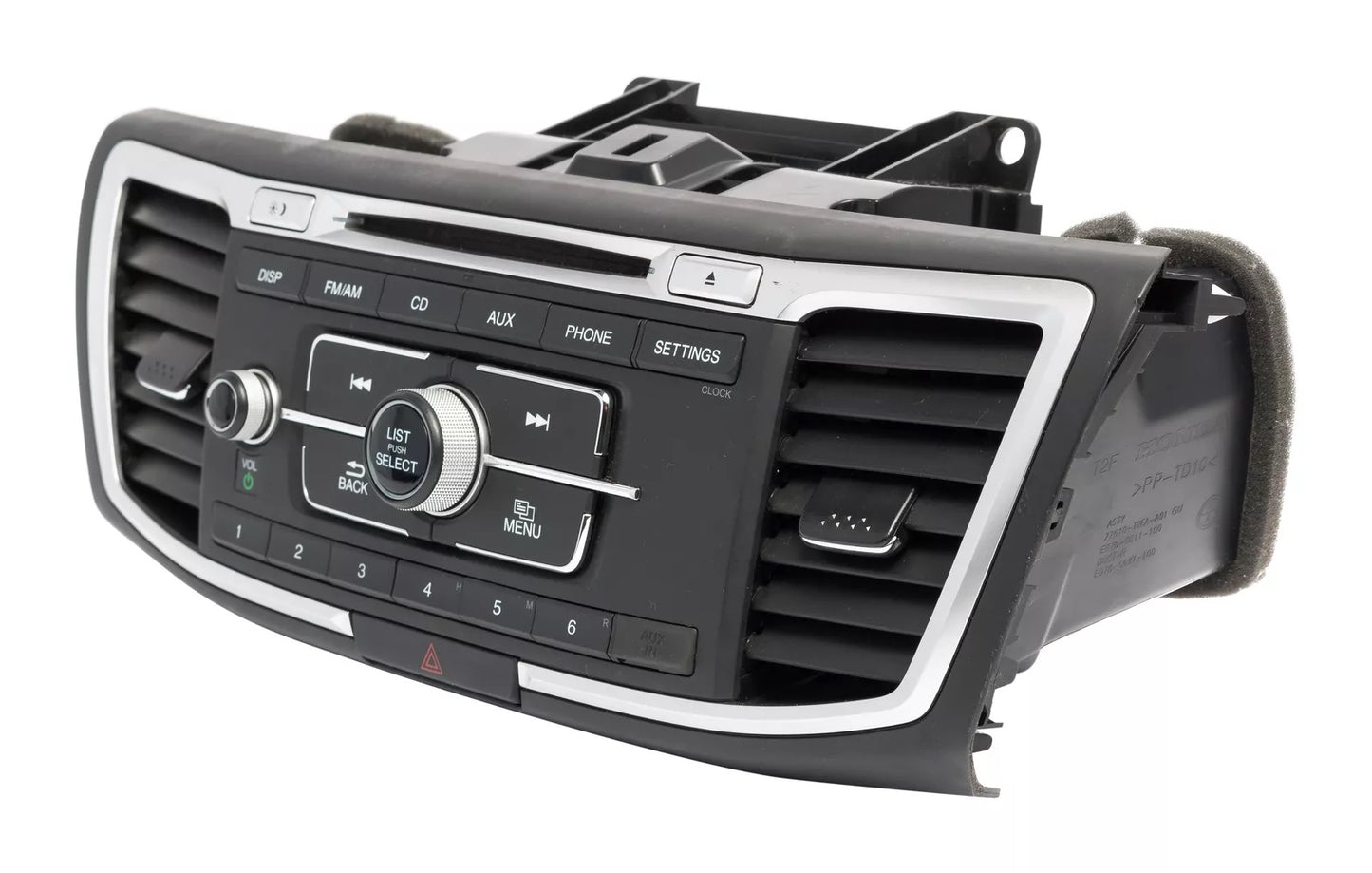 2016 - 2017 Honda Accord OEM Non Navigation Media Radio Receiver