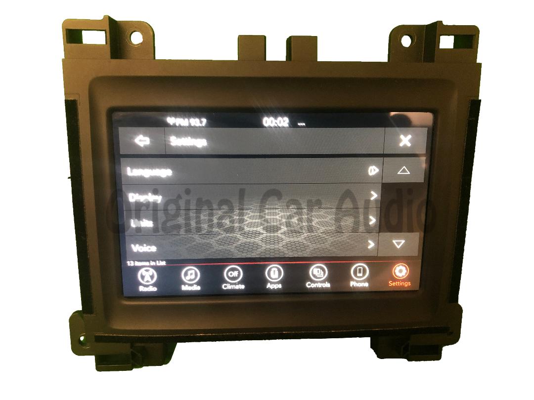 2018 - 2023 Dodge Charger Challenger OEM VP2 7" UCG Touch Screen Multi Media XM Sat Radio Receiver