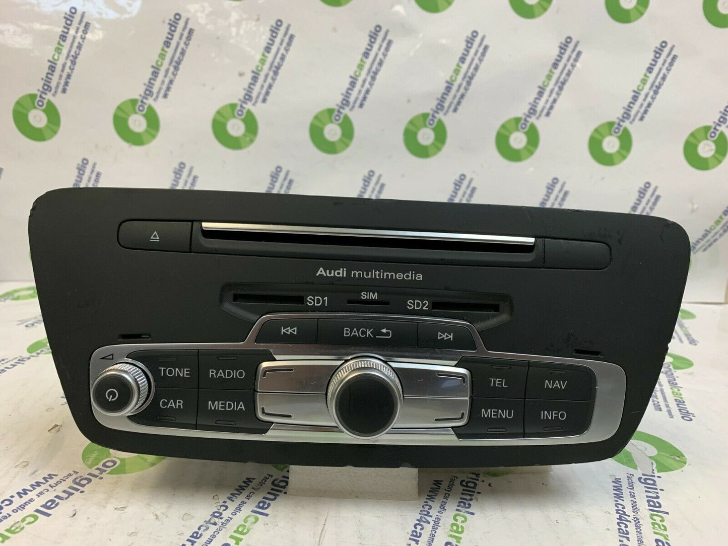 Blemished 2015 - 2016 Audi Q3 Quattro OEM Navigation Multimedia AM FM Radio SD Sim Card CD Player