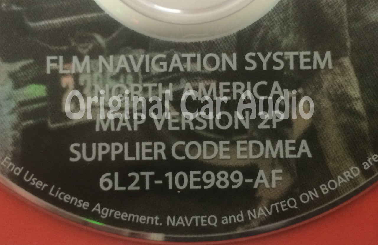 Ford Lincoln Mercury Navigation System GPS DVD Drive Disc 6L2T-10E989-AF Map Release 2P