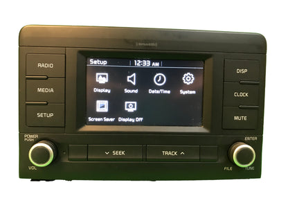 2018 - 2019 Kia Rio OEM 5" Screen AM FM XM Radio Receiver