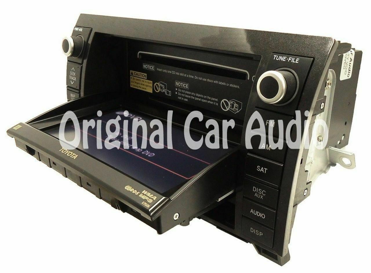 Refurbished 2010 -2013 TOYOTA Sequoia Tundra OEM Navigation Radio 4 Disc CD Receiver E7026