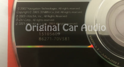 GM Satellite Navigation System CD 15105609 Version 2.0