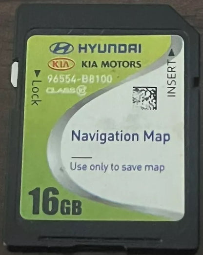 2013 - 2015 Hyundai Santa Fe OEM Navigation Maps SD Card STD B8100