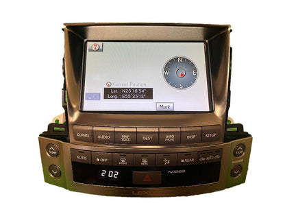 REPAIR 2008-2015 LEXUS LX570 OEM Navigation Climate Control Media Display Screen