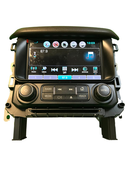 Refurbished 2017 - 2020 Chevrolet Chevy GMC Tahoe Suburban Yukon OEM Infotainment Pop Up Screen Radio Display Receiver RSE - BLUE