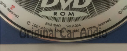 Acura Honda Satellite Navigation System GPS DVD Drive Disc BM510AO Ver. 2.05A