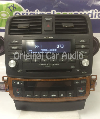 2006 - 2008 Acura TSX Radio AUX & 6 CD Changer 7HR0