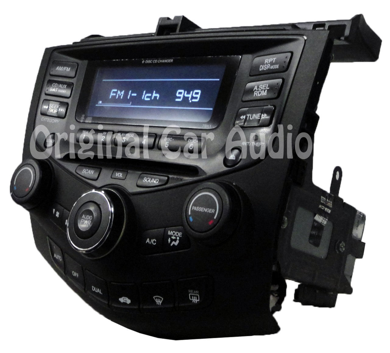 2004 - 2007 Honda Accord Radio and 6 CD  Changer 7BK1