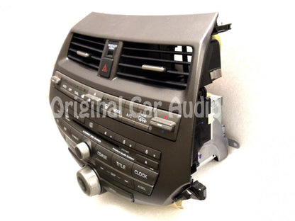 HONDA ACCORD Radio Stereo 6 Disc Changer CD Player 3PA0 XM Satellite 2008 2009 2010 2011 2012 w/Trim & AC