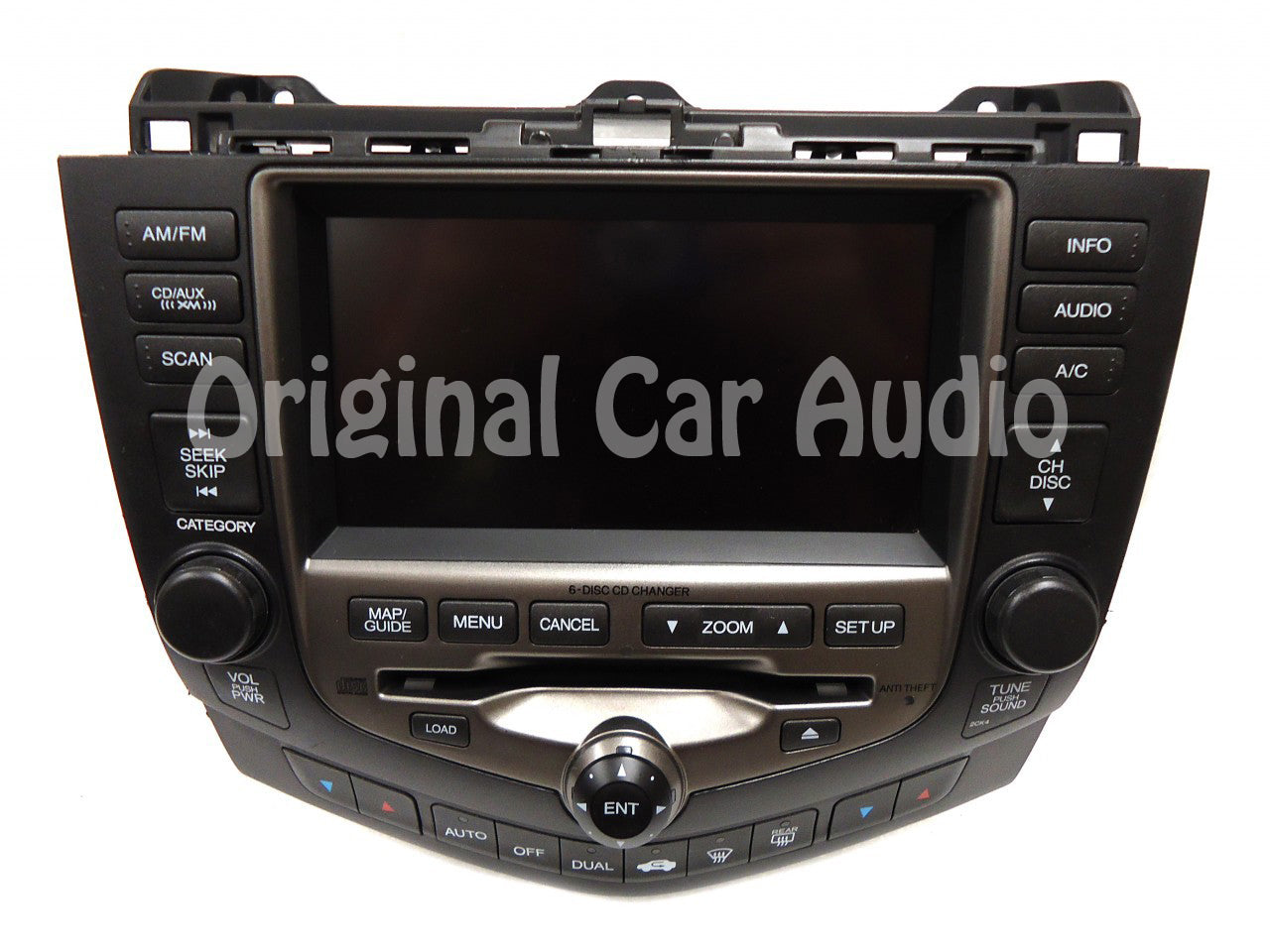 2006 2007 HONDA Accord Navigation GPS Radio Stereo 6 Disc Changer CD Player 2CK4
