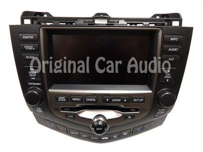 2006 2007 HONDA Accord Navigation GPS Radio Stereo 6 Disc Changer CD Player 2CK4