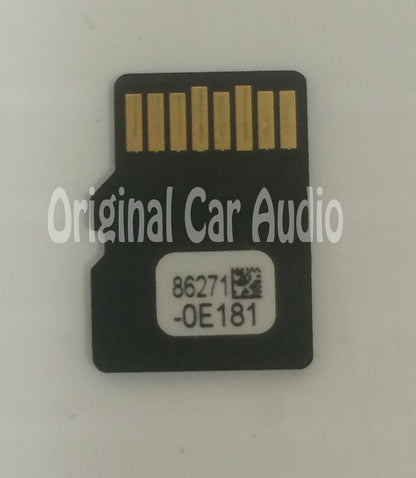 Toyota Camry Highlander Rav4 OEM GPS Navigation Micro SD Card 86271-0E181