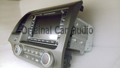 2007 2008 2009 Honda CIVIC Touch Screen Navigation XM Radio 6 Disc CD Changer with Climate Control BEZEL