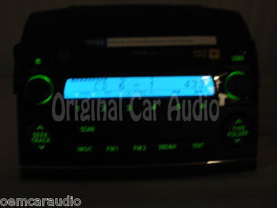2004-2010 Toyota Sienna JBL Radio MP3 and 6 Disc CD Changer P1816