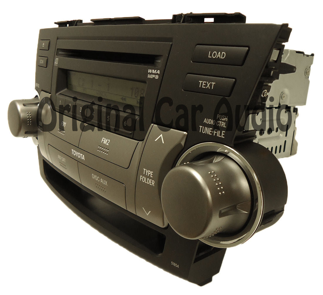 TOYOTA Highlander Satellite Radio 6 Disc Changer MP3 CD Player 51858 FACTORY OEM
