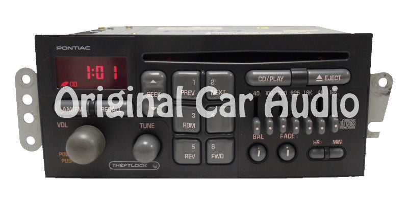 1996 - 2002 GMC Pontiac OEM AM FM Radio CD Player Stereo Receiver