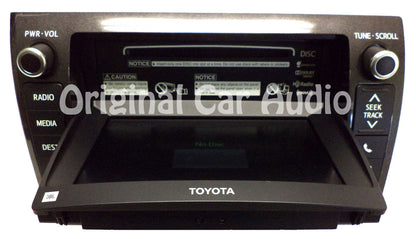 E7043 2013 Toyota Sequoia Navigation gps system radio cd player